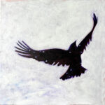 crow on snow l